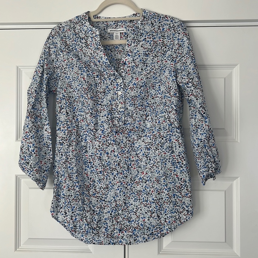 Amazon Essentials floral blouse